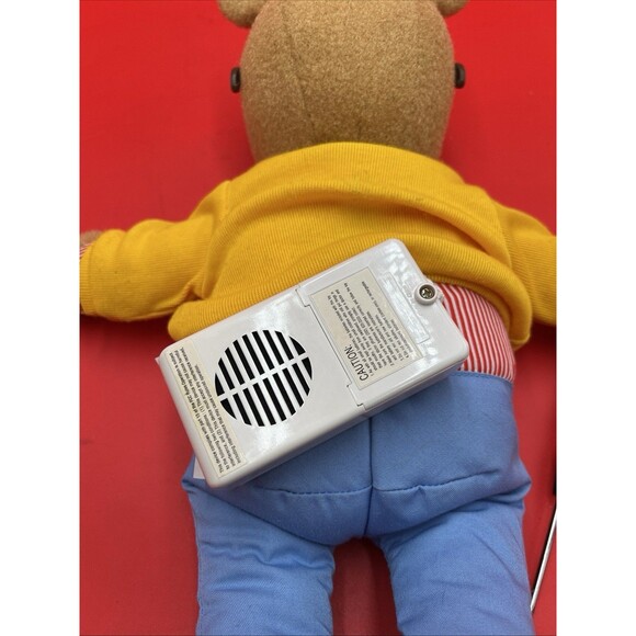 Playskool Hasbro Vintage 1996 Talking Arthur Plush Soft Toy Doll 17" Working - Picture 6 of 7